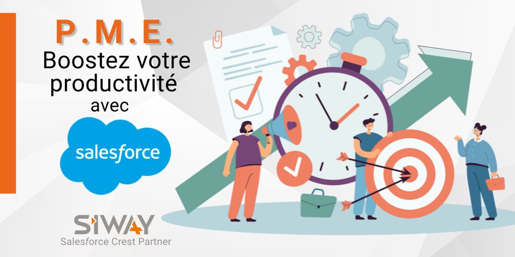 SIWAYAgency's tweet photo. Comment le #CRM Salesforce améliore la productivité des PME ?
Nous répondons à cette question dans notre dernier article 👉 https://t.co/lmZd3FmbDW

#Salesforce #PME https://t.co/QWh5jSzbBi
