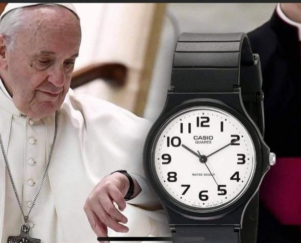 HenryJ4ck's tweet image. ✅Jam tangan Paus Fransiskus, Casio MQ24-7B2. Harga 8 US Dollar atau Rp 124 ribu
Harga tersebut dikonfirmasi oleh Casio pada tahun 2020 yang lalu
Serta ✅duduk sebelah driver=kernet dan✅ naik pesawat biasa (tidak pakai jet ) &amp;amp;✅inap di kedutaan (tidak di hotel bintang)