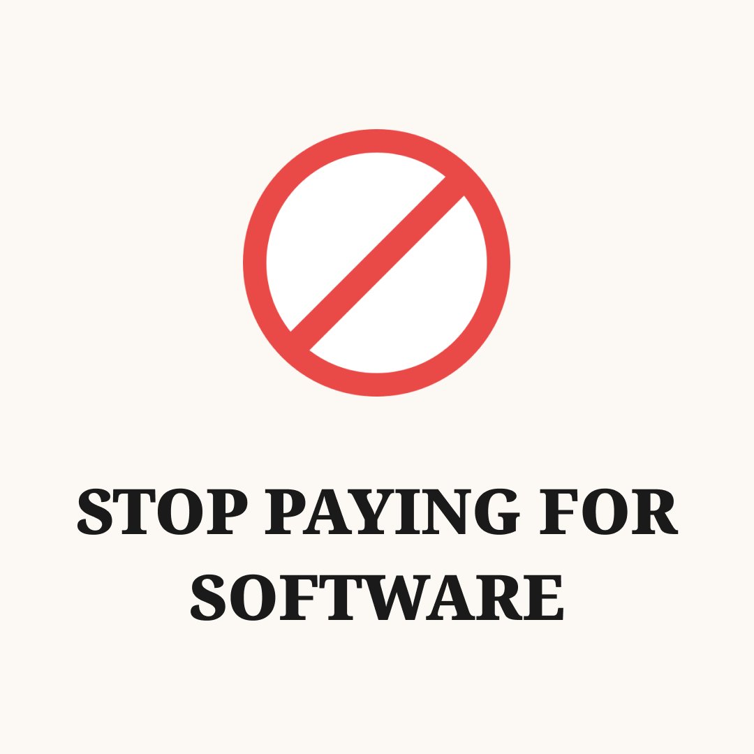 Rana_kamran43's tweet image. Don't Pay for Expensive PC Software.
These 10 websites can replace your Expensive PC software :