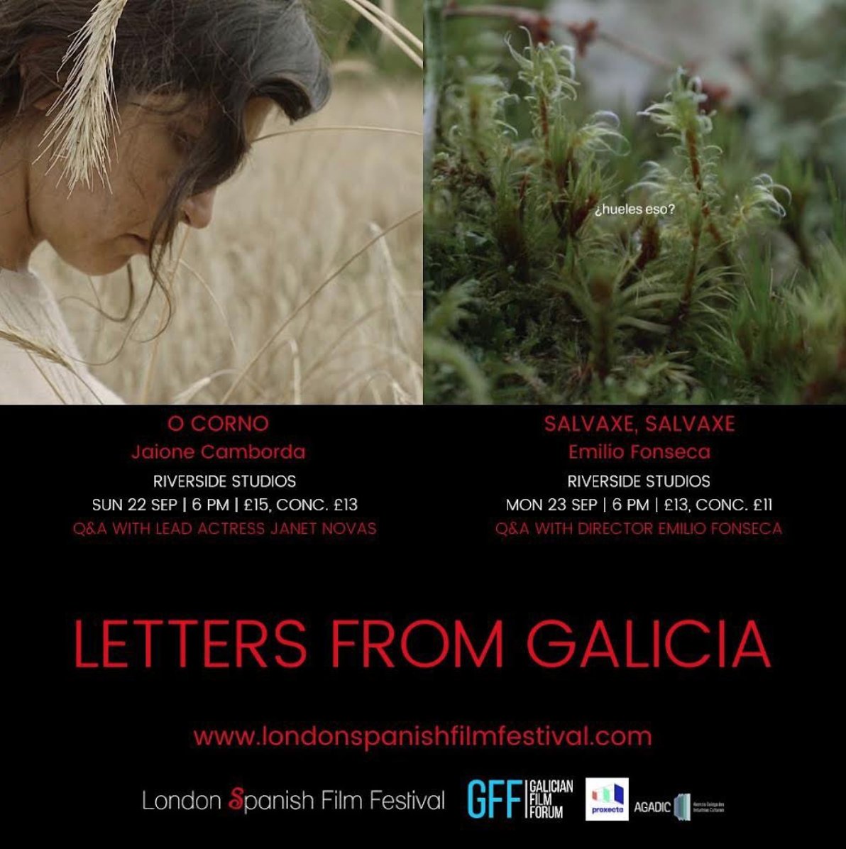 Para que a volta do verán sexa máis levadeira, agarda en Londres o #LondonSpanishFilmFestival, onde o cinema galego volverá ter un recuncho propio: Letters from Galicia

Grazas ao <a href="/GalicianFF/">Galician Film Forum</a> por axudar a darlle visibilidade ao audivisual galego no 🇬🇧!

ℹ️ londonspanishfilmfestival.com/programme-by-c…