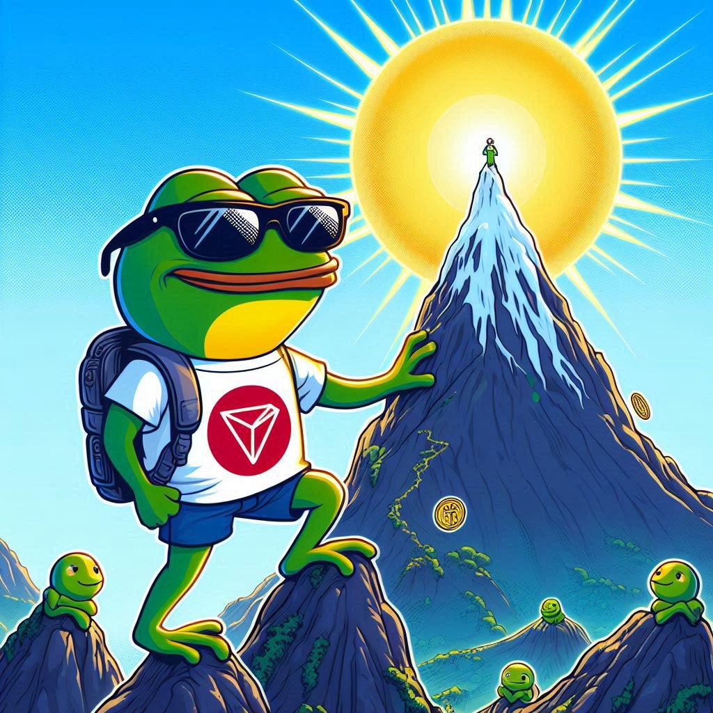 vuhuythaihd's tweet photo. @tron_watcher @SUNPEPE_TRX first Pepe on Tron https://t.co/S5GTfAnQf4