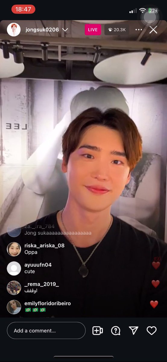 eunhocore's tweet photo. finally a jongsuk live 🥹🥹 #leejongsuk https://t.co/QIhzKtvb6c