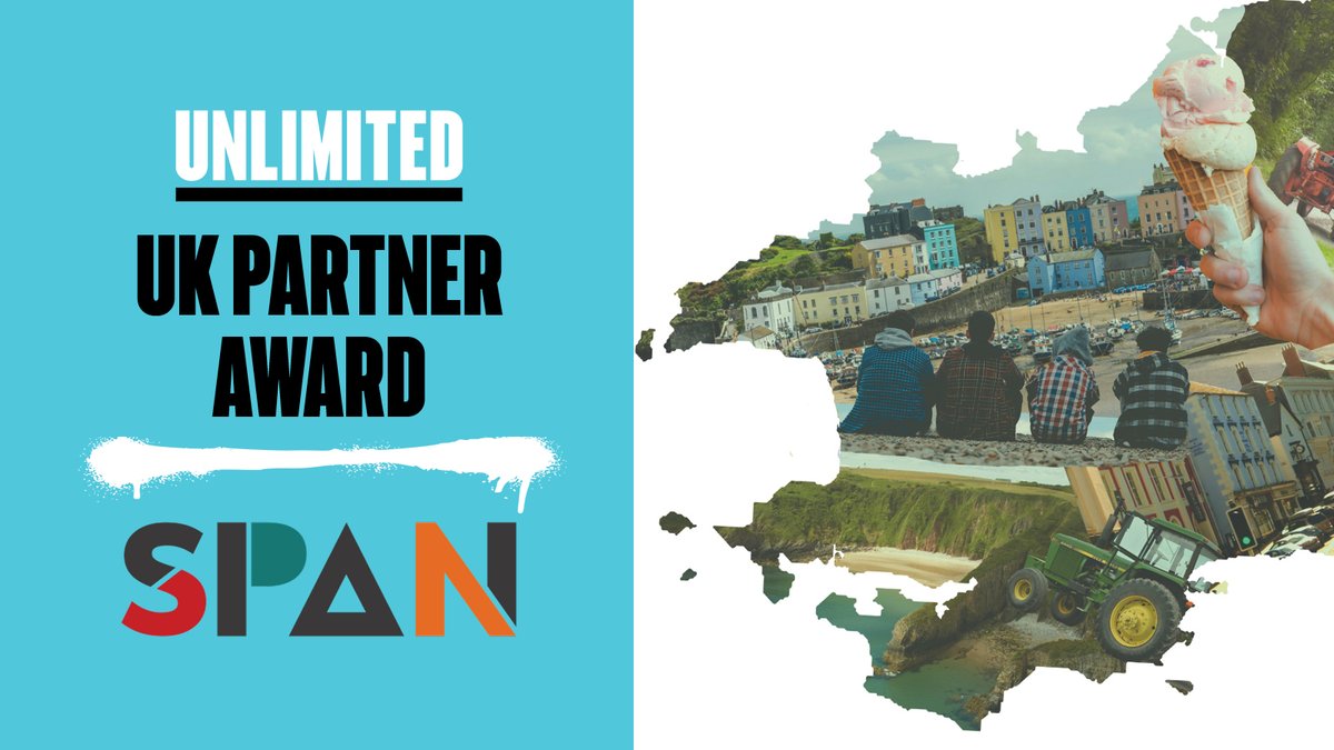 🏴󠁧󠁢󠁷󠁬󠁳󠁿 Calling on Welsh artists!

In partnership with @spanarts, we’re offering an award of £20,000 to disabled artists based in Wales, who create performance-based, socially engaged work.

🔗 Apply by Monday 30 September: bit.ly/3AAUbnx

#UnlimitedPartnerAwards