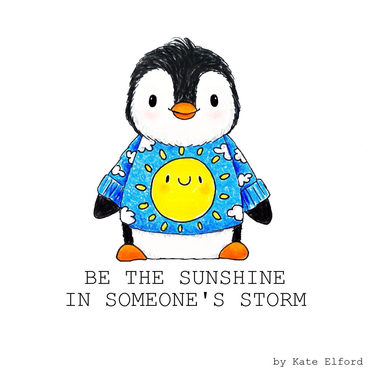 Just a doodle to say when things are good, pass it on. Be the reason someone smiles today ❤️