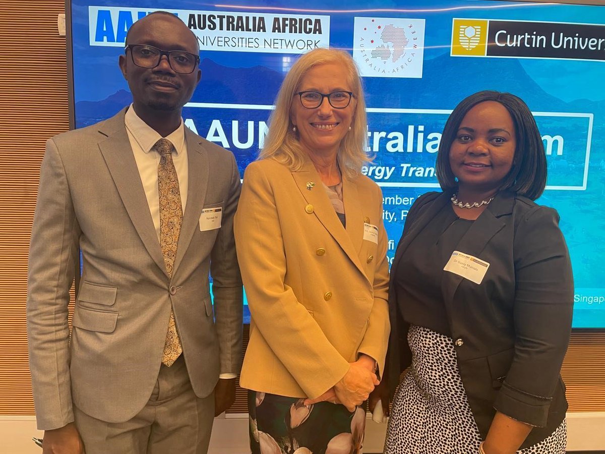 AusHCKenya's tweet photo. Important discussions underway this week in 🇦🇺 on how collaboration between universities in 🇦🇺 and Africa through the #AAUN Australia Forum is supporting innovative research and capability partnerships.
Also great to meet students and researchers from Kenya in Perth.
🇦🇺🇰🇪 https://t.co/7G6crRsT0y