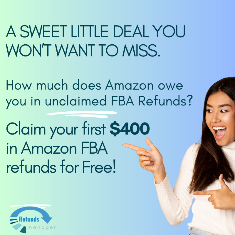 RefundsManager's tweet photo. @RefundsManager  is waiving our 25% commission fee on your first $400 reimbursement!  We've recovered over $750 Million for our clients. Let us help you get back every penny you're owed. https://t.co/VJmAWbCCvM #AmazonFBA #AmazonSellerCentral #FBAsellers #AmazonSellers https://t.co/1LhmGIGKnd