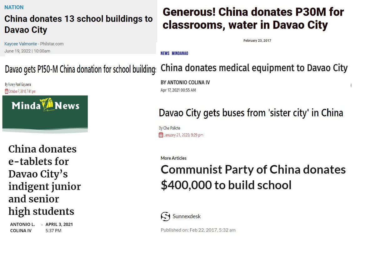 sliceofdpie6557's tweet photo. Why is Commie China SO generous to Davao City?!
Ano ang kapalit? https://t.co/5Eie2WIDiL