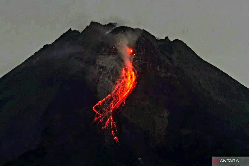 JunAditya86's tweet photo. Gunung Merapi Luncurkan Guguran Lava 42 Kali Sejauh 1,6 Km https://t.co/ZjLcQlVJhF https://t.co/vz6UqmCrYH