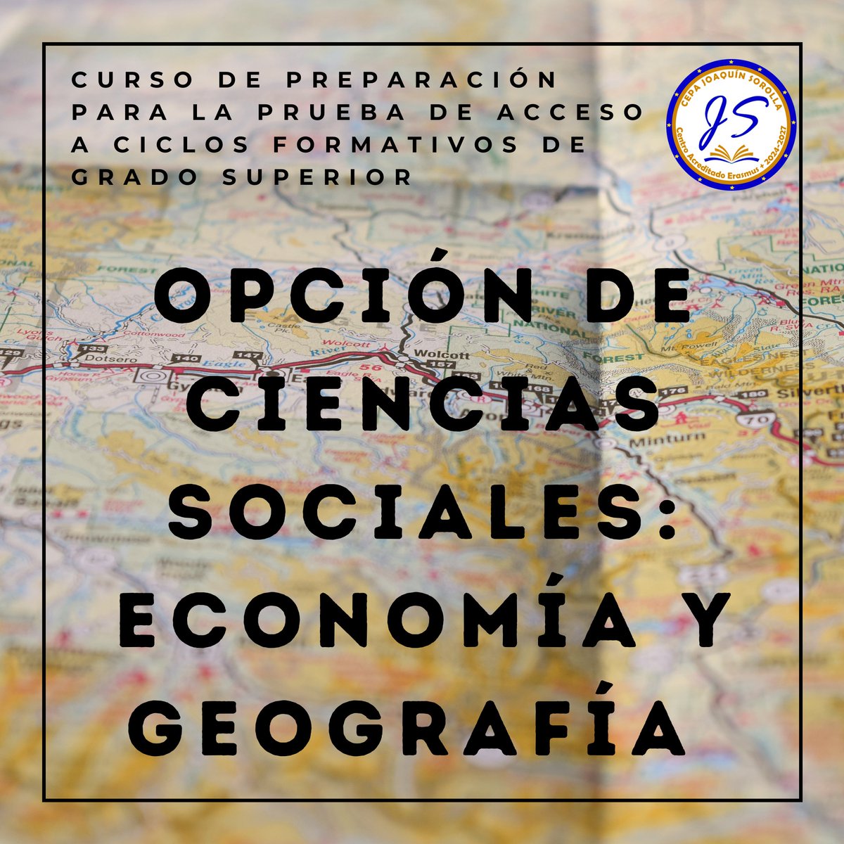 CepaSorolla's tweet photo. 📢 Matrícula Abierta para los cursos de preparación para la prueba de Acceso a Ciclos Formativos de Grado Superior‼️
Ofertamos materias comunes y TODAS las las específicas:
➡️Física y Dibujo Técnico 
➡️Geografía y Economía 
➡️Biología y Química 

Matriculate ya✅️ https://t.co/hJKwcj17Vj