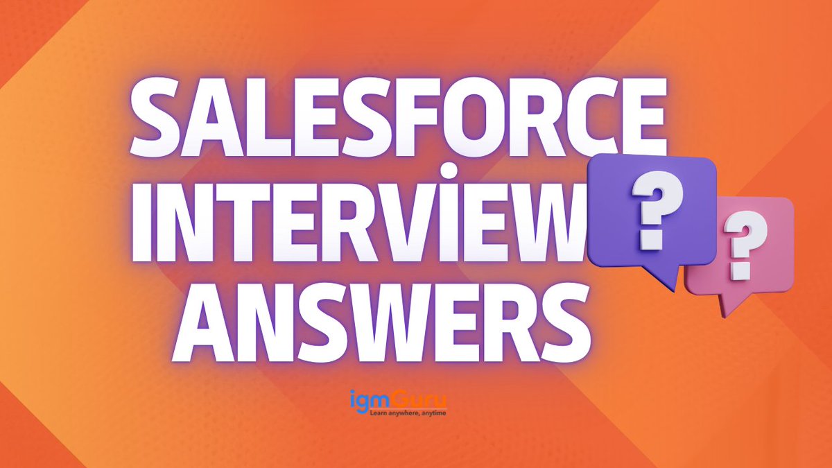 igmguru's tweet image. 🧐What Questions Will You Be Asked in a Salesforce Interview?
🤚Don&apos;t skip on this valuable resource to help you prepare for a position.

▶️igmguru.com/blog/salesforc…

#Salesforceinterview #InterviewQuestions #interviewquestionandanswers #interviewskills  #igmguru #interviewtips