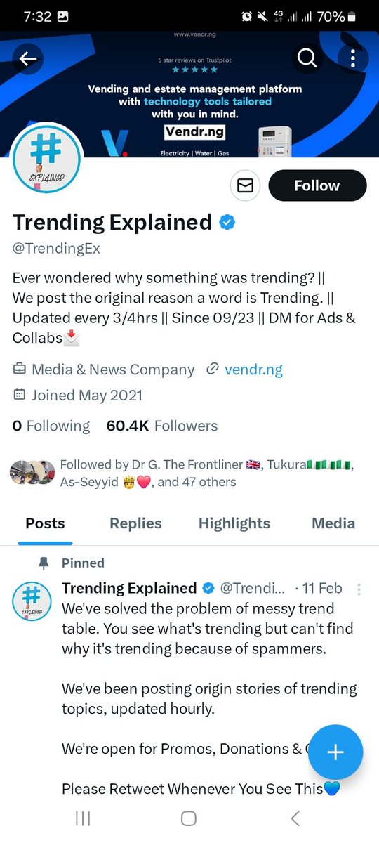 sugarmummyof's tweet photo. @TrendingEx is an handle on ex that explains trends its such a brilliant 💡 idea https://t.co/MhmXCCZZ7a