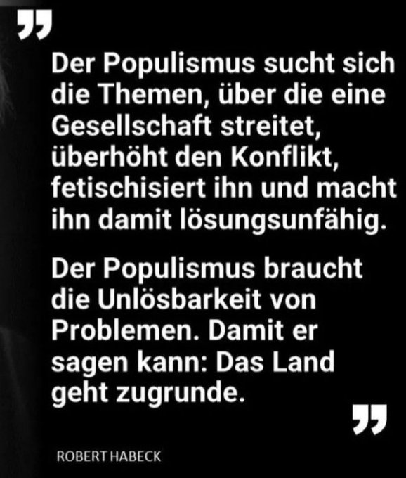 RolandFaude's tweet photo. Die Gefahr ist groß , dass man sich an dieses Zitat von Habeck noch Jahrzehnte lerinnern wird . 1933 ist nicht mehr so weit weg und die Union  Ignoriert es aus purer Machtgeil😌 https://t.co/3c4sPpwKxz