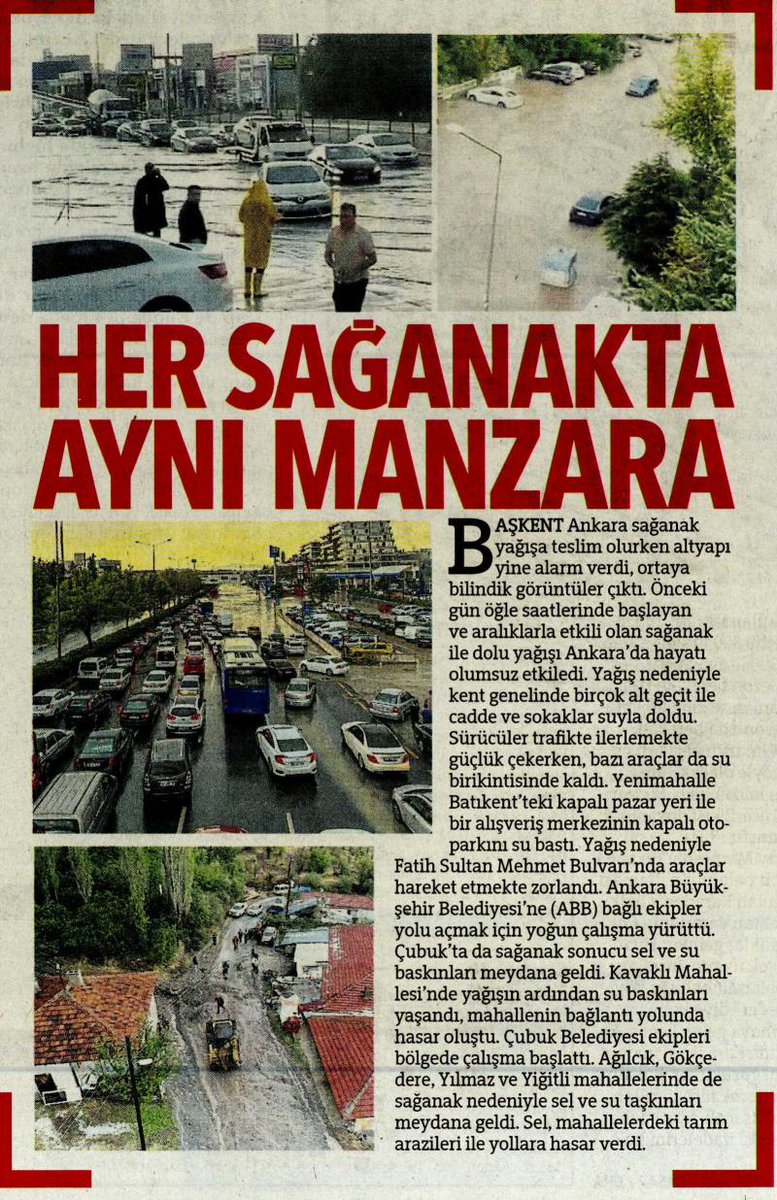 yerelank's tweet image. #MansurYavaş yönetimi yaklaşık 6️⃣ yıldır #Ankara'yı yönetiyor.
Utanmadan suçu eski yönetime atıyorlar.
Hani siz hafriyat ve billboard gelirleriyle heryeri abad edecektiniz?
Daha #Aski'ye düzenli olarak mazgalları temizletemediniz. Dünya başkentleriyle böyle mi yarışacaksınız?