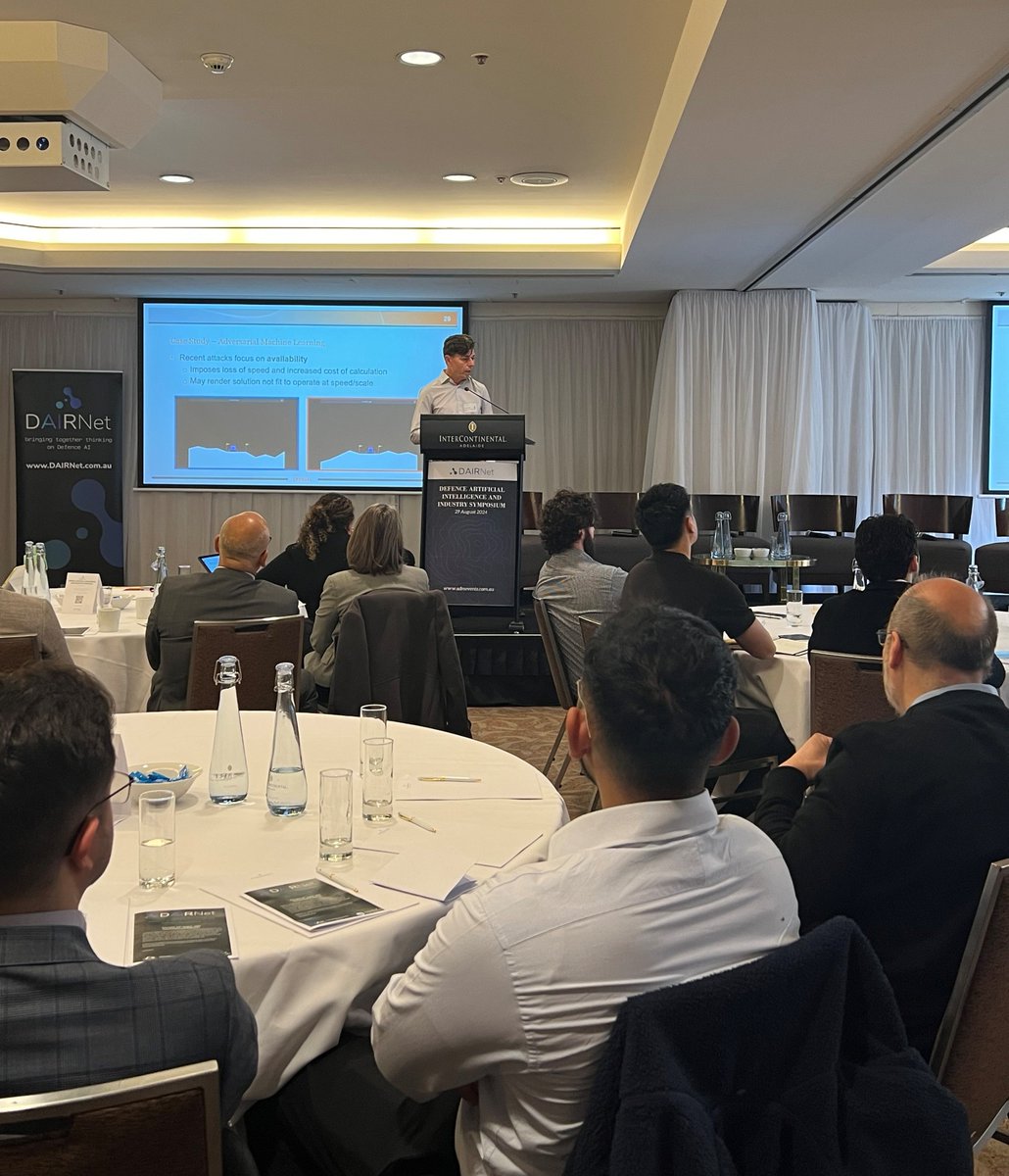DAIRNet (@dairnet_ai) on Twitter photo Last week DAIRNet hosted the Defence AI & Industry Symposium, part of the ADM SA Defence Summit.
Thank you to participants for their dynamic contributions & engaging networking sessions!
#AIAustralia #ADMEvents
<a href="/DefenceAustral/">Defence Australia</a>
<a href="/DefenceScience/">Defence Science and Technology Group - Australia</a> Last week DAIRNet hosted the Defence AI & Industry Symposium, part of the ADM SA Defence Summit.
Thank you to participants for their dynamic contributions & engaging networking sessions!
#AIAustralia #ADMEvents
<a href="/DefenceAustral/">Defence Australia</a>
<a href="/DefenceScience/">Defence Science and Technology Group - Australia</a>