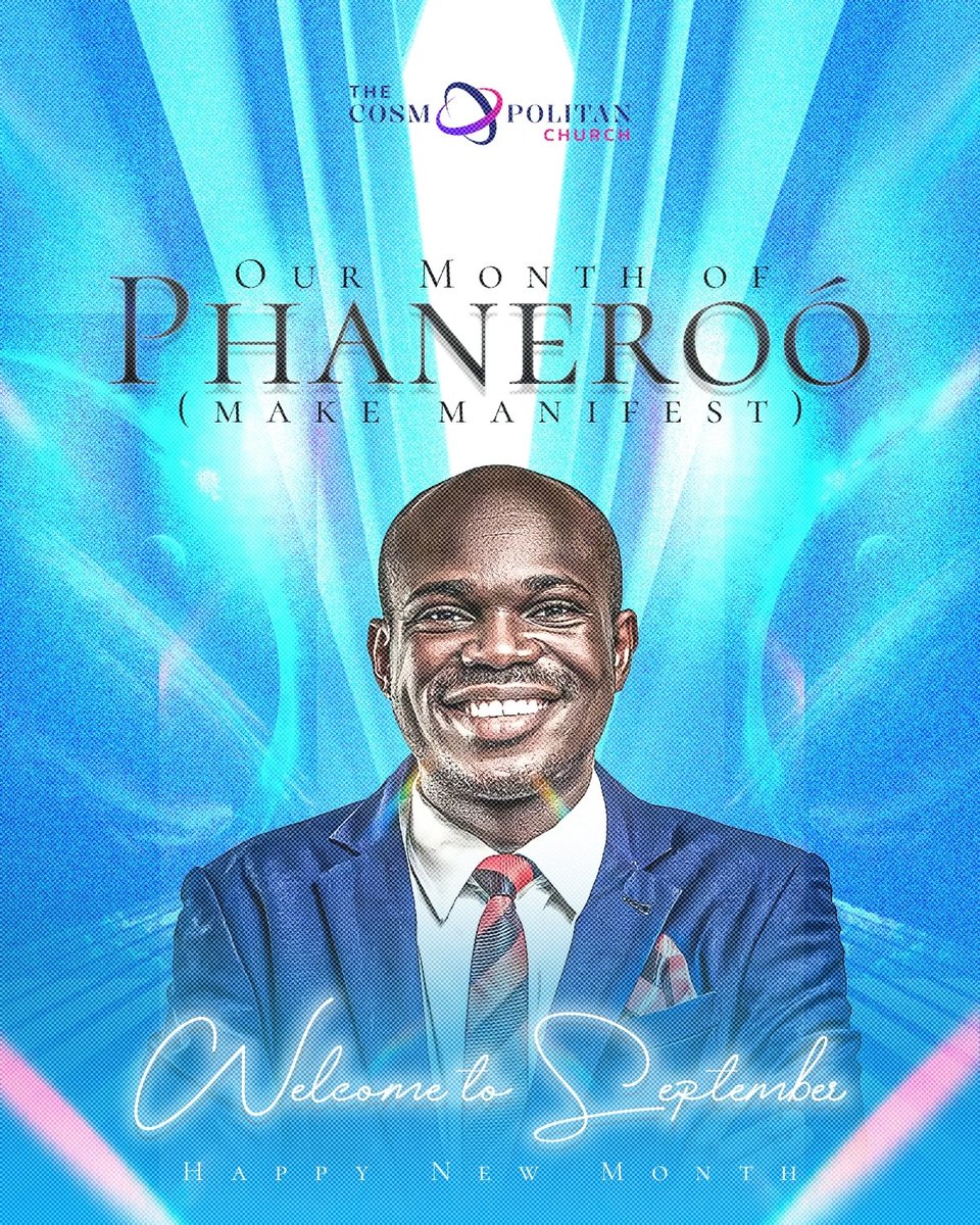 realtccglobal's tweet photo. Happy new month Beloved. 

2 Corinthians 2:14; "Now thanks [be] unto God, which always causeth us to triumph in Christ, and maketh manifest (phaneroó) the savour of his knowledge by us in every place."

#TCC
#TCC 🕊
#TheCosmopolitanChurch https://t.co/TKtZyoOK0f