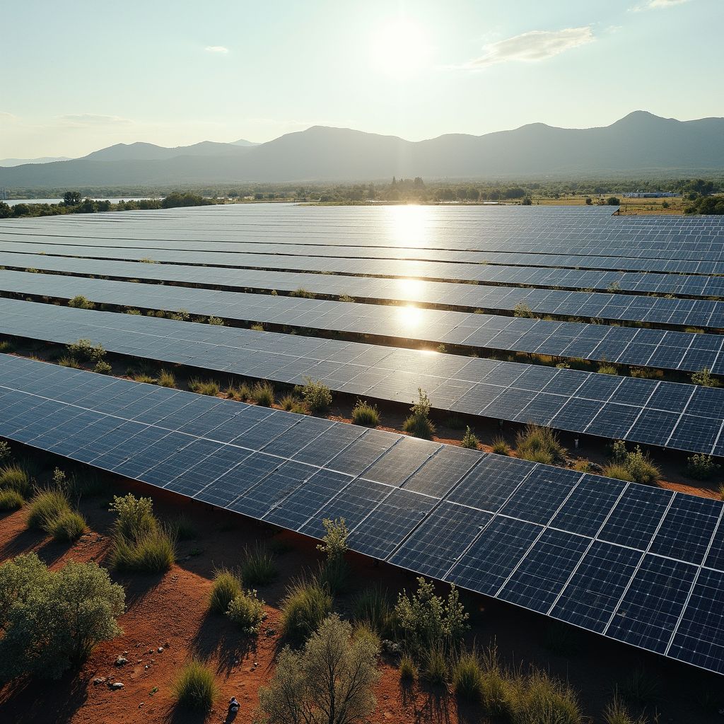 CuencaSolar's tweet photo. ¡La revolución solar está en marcha! 🌞 Imagina autopistas cubiertas por 50,000M paneles solares, generando más energía de la que EEUU consume en un año. ¡Menos CO2 y más innovación! Desafíos tenemos, pero la sostenibilidad es el futuro. ¿La energía solar será la respuesta? 💡 https://t.co/NX5u8tzxwz