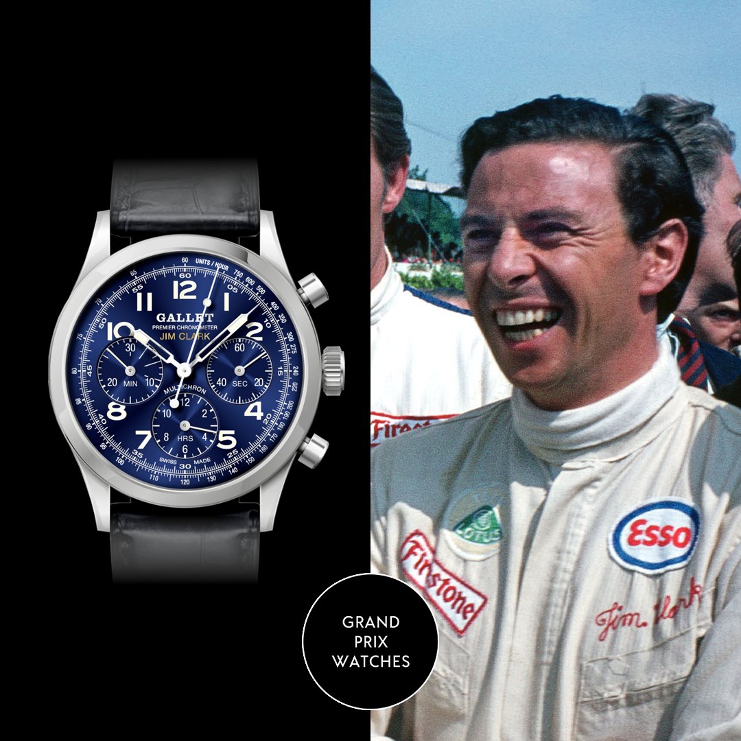 gprixwatches's tweet image. Gallet Jim Clark Legacy Edition Chronograph

Gallet announced the exclusive chronograph in 2018, with a portion of every sale going towards the Jim Clark Trust.

#GrandPrixWatches #gallet #galletwatches #JimClark #chronograph #Formula1 #motorsportwatches