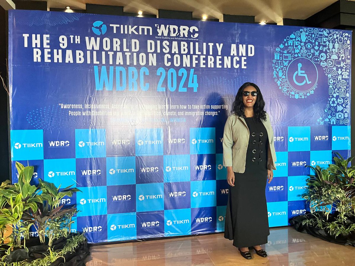 EWDNAethiopia's tweet photo. Happening Now! EWDNA is presenting at the 09th World Disability and Rehabilitation Conference 2024 (WDRC 2024), which is take place from the 02nd and 03rd of September 2024 in Bali, Indonesia  and Virtually. #WDRC2024 #WDRC #WorldDisability #tiikm #tiikmconferences #inclustion https://t.co/3iGkpa5ROy
