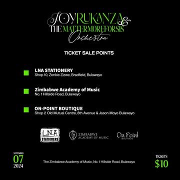 culture_zw's tweet photo. Mark your calendars for September 7th when @joyrukanza will transform her debut album #MatterMoreForSis into a breathtaking orchestral experience. Originally released in June last year, the album will be reimagined with live symphonic arrangements that will captivate the audience https://t.co/7wY9VcJ2vl