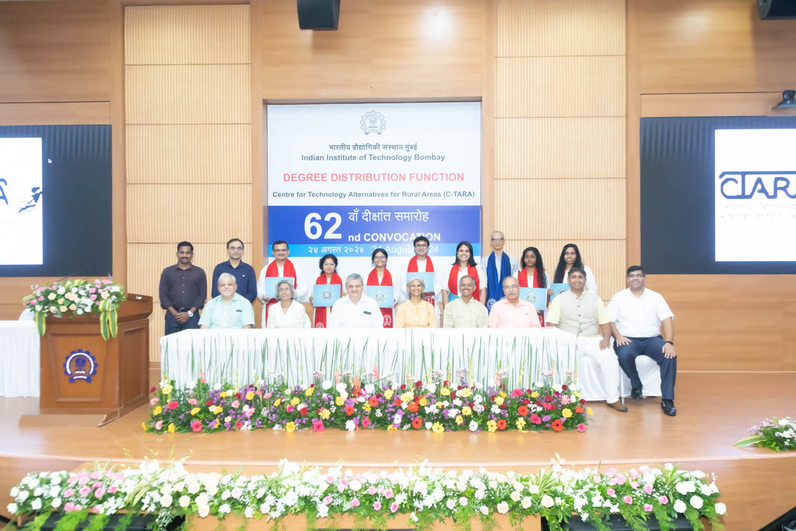 Centre for Technology Alternatives for Rural Areas (@ctara_iitb) on Twitter photo The 62nd Convocation and Department Degree Distribution Ceremony of <a href="/ctara_iitb/">Centre for Technology Alternatives for Rural Areas</a> was successfully held, with Mr. <a href="/askalbag/">Ashok KALBAG</a> as the Chief Guest.
We proudly conferred degrees upon 28 M.Tech and 10 Ph.D graduates
#convocation2024 #IITBombay The 62nd Convocation and Department Degree Distribution Ceremony of <a href="/ctara_iitb/">Centre for Technology Alternatives for Rural Areas</a> was successfully held, with Mr. <a href="/askalbag/">Ashok KALBAG</a> as the Chief Guest.
We proudly conferred degrees upon 28 M.Tech and 10 Ph.D graduates
#convocation2024 #IITBombay