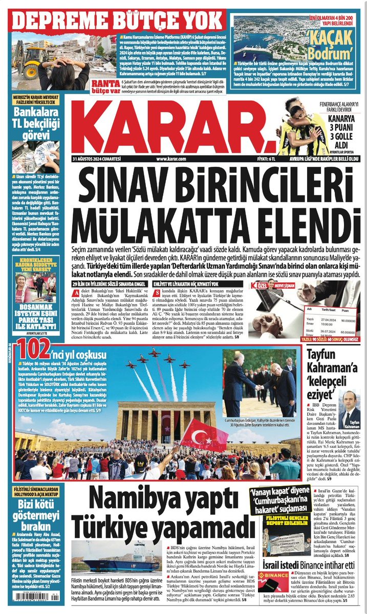 KararHaber's tweet photo. KARAR MANŞET I Mülakata karşı vicdanlar ayakta: Sözünüzü tutun bu ayıba son verin

✍️Merve Şişman (@mervsismn)

https://t.co/7ougqOdtQD https://t.co/9LOVKlEXhX
