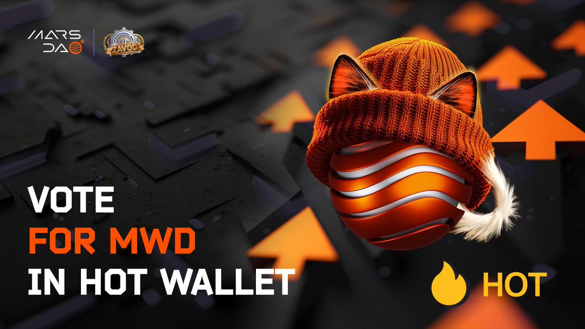 🔥📲 $MWD will now be available in <a href="/hotdao_/">HOT Protocol 🔥</a> !

Right now, our token needs your votes:

1️⃣ Go to this link - t.me/herewalletbot/…
2️⃣ If you don’t have HOT Wallet yet, create one with a single click
3️⃣ Vote for $MWD

The number of votes will impact our ranking in swaps, which is