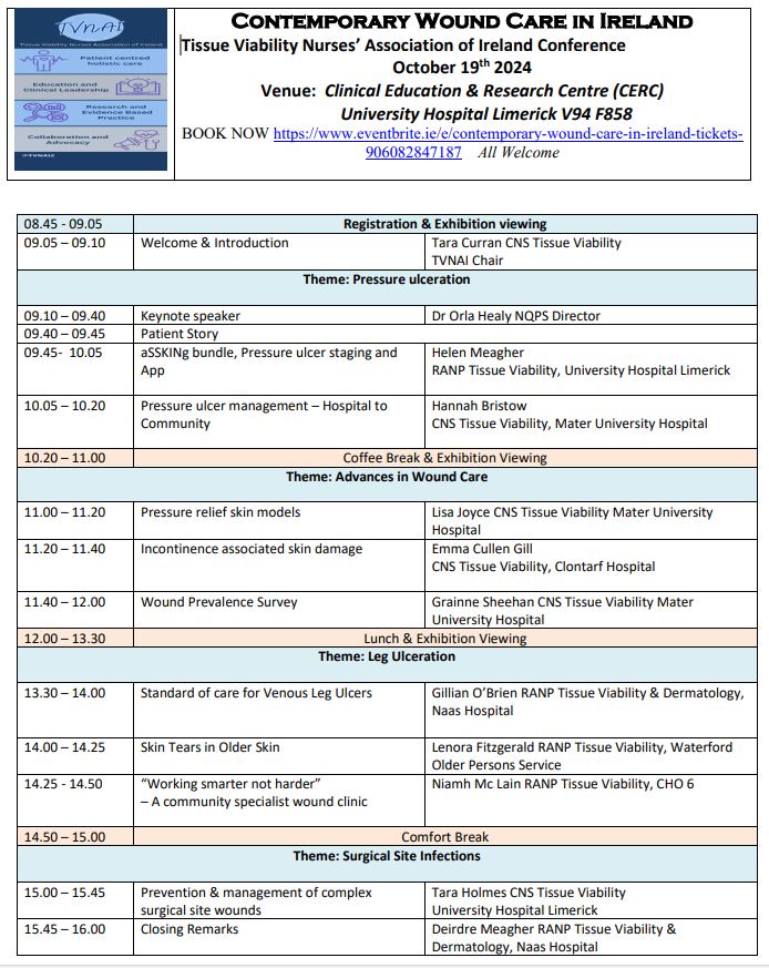 TVNAI (@tvnai2) on Twitter photo This is going to be an amazing day for health care professionals involved in wound care. Come join us!! @DMHospitalGroup <a href="/chiefnurseIRE/">CNO's Office</a> <a href="/HSELive/">HSE Ireland</a> @QPSTALKTIME This is going to be an amazing day for health care professionals involved in wound care. Come join us!! @DMHospitalGroup <a href="/chiefnurseIRE/">CNO's Office</a> <a href="/HSELive/">HSE Ireland</a> @QPSTALKTIME