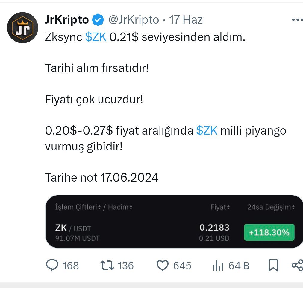 BeyazKarga13's tweet photo. @JrKripto https://t.co/OJBiy4Y1Y2