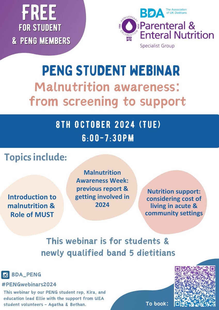 BDA Parenteral and Enteral Nutrition Group tweet media