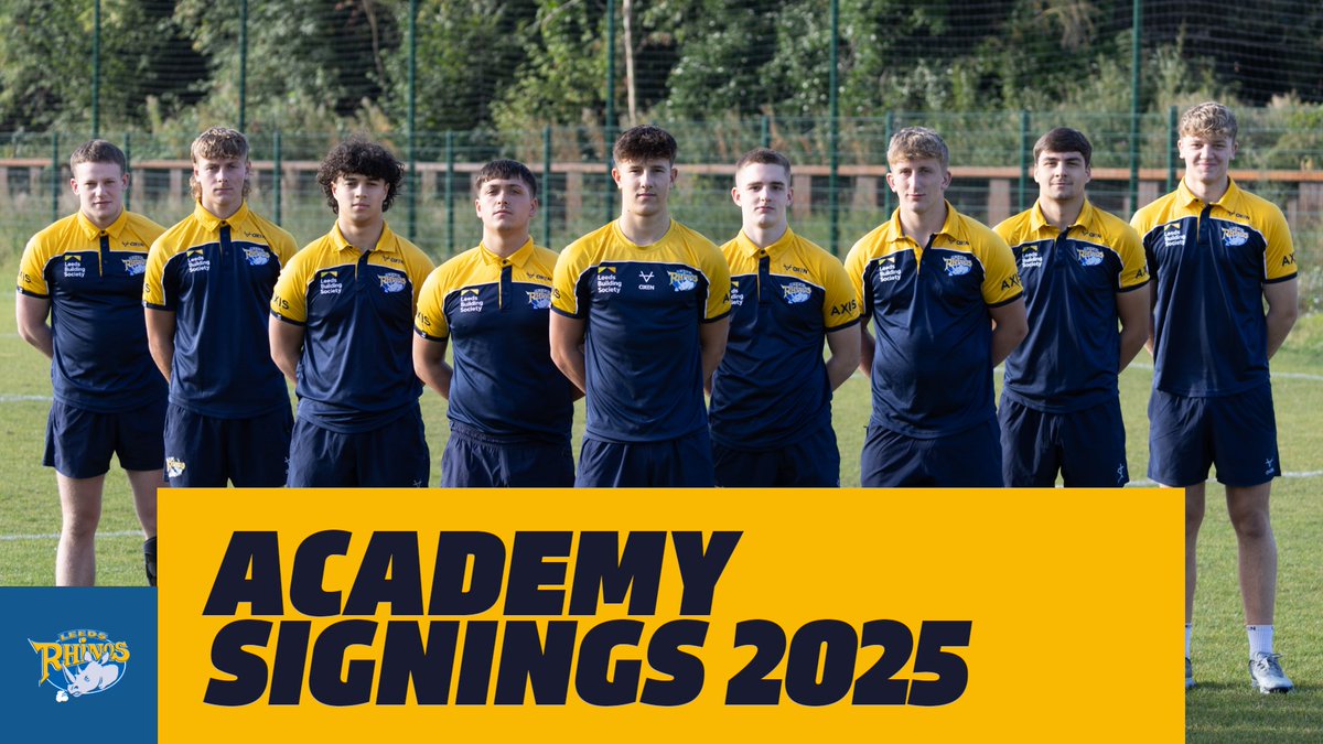 🤩NEXT GENERATION!
Leeds Rhinos are pleased to confirm that 12 of it's Scholarship stars have signed their first professional contracts and will join the U18s Academy for 2025!

MORE ➡️ therhinos.co.uk/article/20871/…