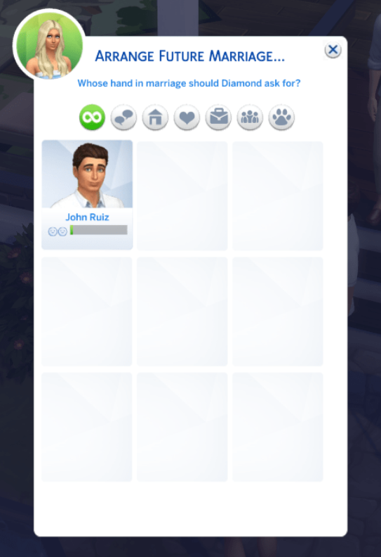 SnootysimsO's tweet photo. Arranged Marriages Mod by @MizoreYukii is now UPDATED!!! Options to complain about, call off, or refuse romantic arrangements are possible! 🥰 #TheSims4 https://t.co/rde7aVigBE