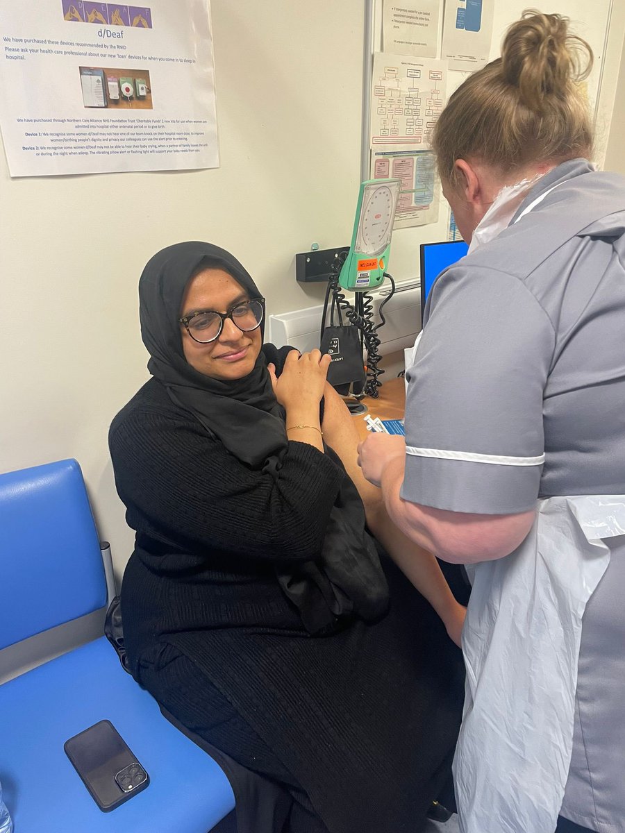Our first #RSV #pregnancy #vaccinations  commenced  yesterday across #Rochdale and #Oldham 
<a href="/NCAlliance_NHS/">Northern Care Alliance NHS Foundation Trust (NCA)</a> <a href="/OldhamCO_NHS/">Oldham Care Organisation</a>