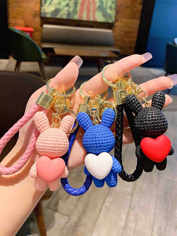 My_Bloom_Chic's tweet image. Resin love rabbit key/bag chain

4000 naira each