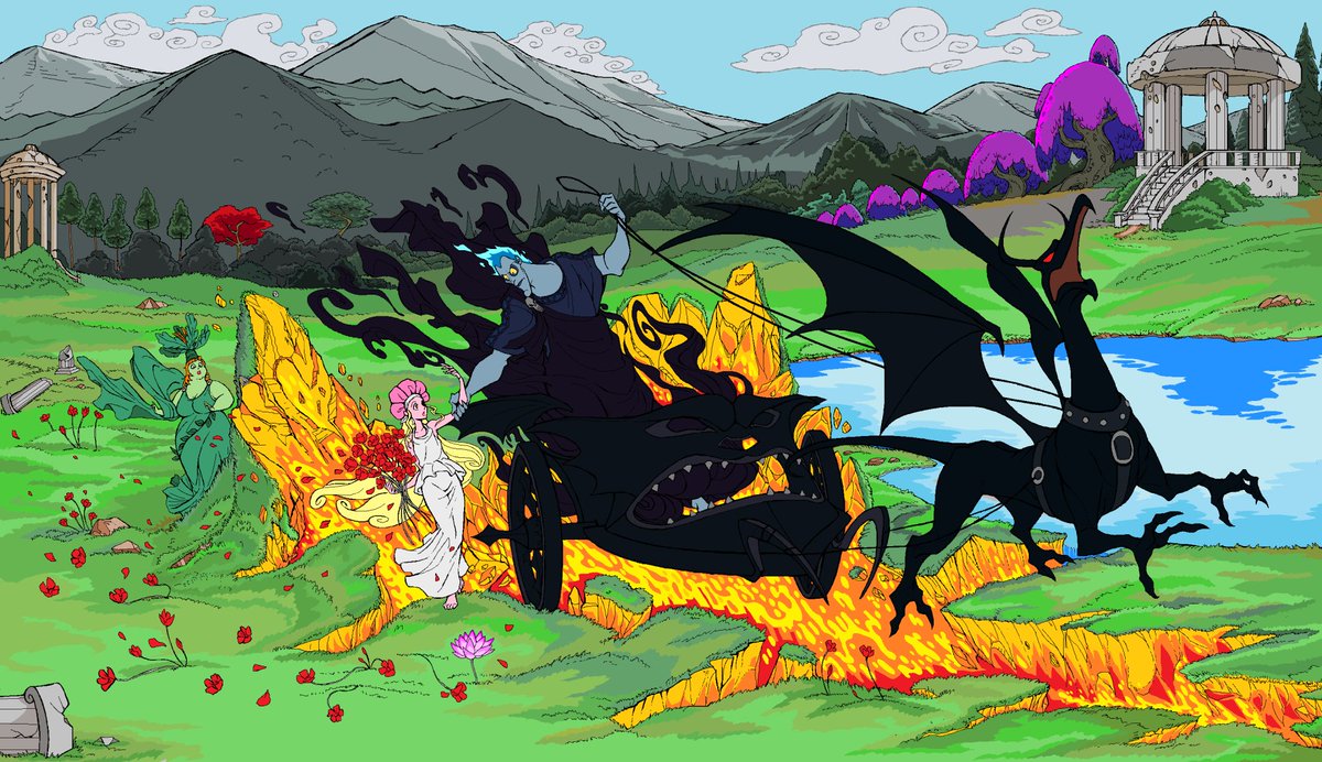 #Disney #Hades #Persephone  "El rapto de Perséfone" (versión Disney).