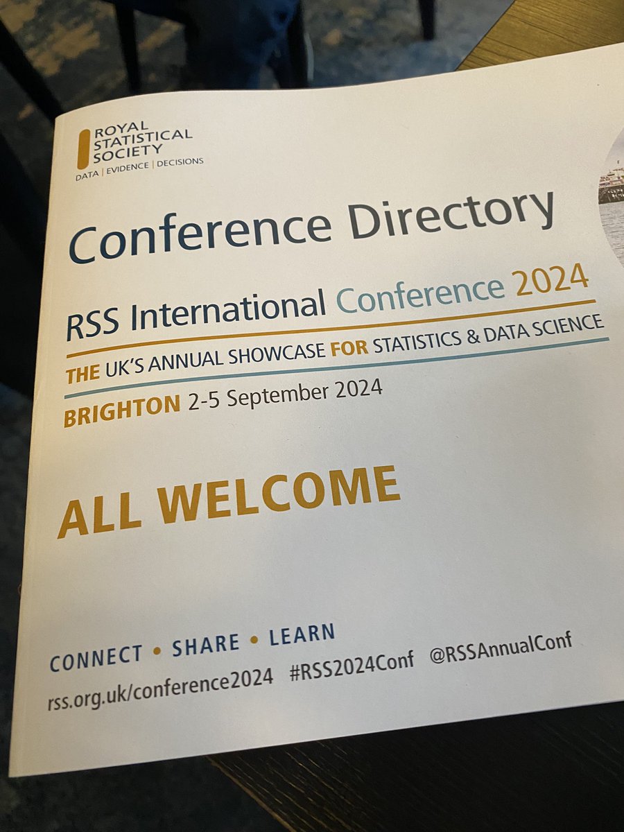Scott Heald π©βπ (@scottheald72) on Twitter photo A warm welcome to everyone who are joining us for the <a href="/RSSAnnualConf/">Royal Statistical Society International Conference</a> today in Brighton - we have a record number of delegates and talks this year - huge thanks to the conference board for laying on such a brilliant programme π A warm welcome to everyone who are joining us for the <a href="/RSSAnnualConf/">Royal Statistical Society International Conference</a> today in Brighton - we have a record number of delegates and talks this year - huge thanks to the conference board for laying on such a brilliant programme π