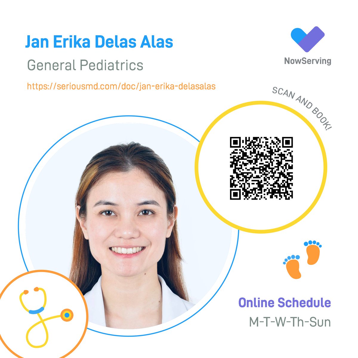 pediaaalog's tweet photo. Book your Online Consultation with me at SeriousMD platform.
4PM to 11PM PH Time from Monday to Thursday and Sunday #doctoraika #seriousmd #MedTwitter https://t.co/B0Urkfi2Gr