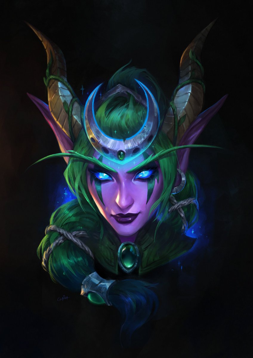Ysera fanart 💚 for Tjoffe 🥦 #art #Warcraft