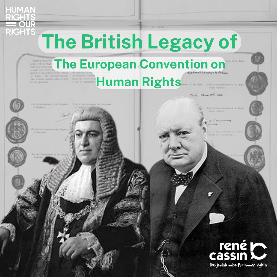 Rene_Cassin's tweet photo. On the 3rd Sept 1953, the #EuropeanConventionOnHumanRights came into force. Today, let's be proud of the commitment the UK has shown to peace &amp; human rights.
 
▶ Written by British lawyer David Maxwell-Fyfe
▶ Supported by Churchill 
▶ Helped rebuild peace after WWII https://t.co/HVEGGreoSn