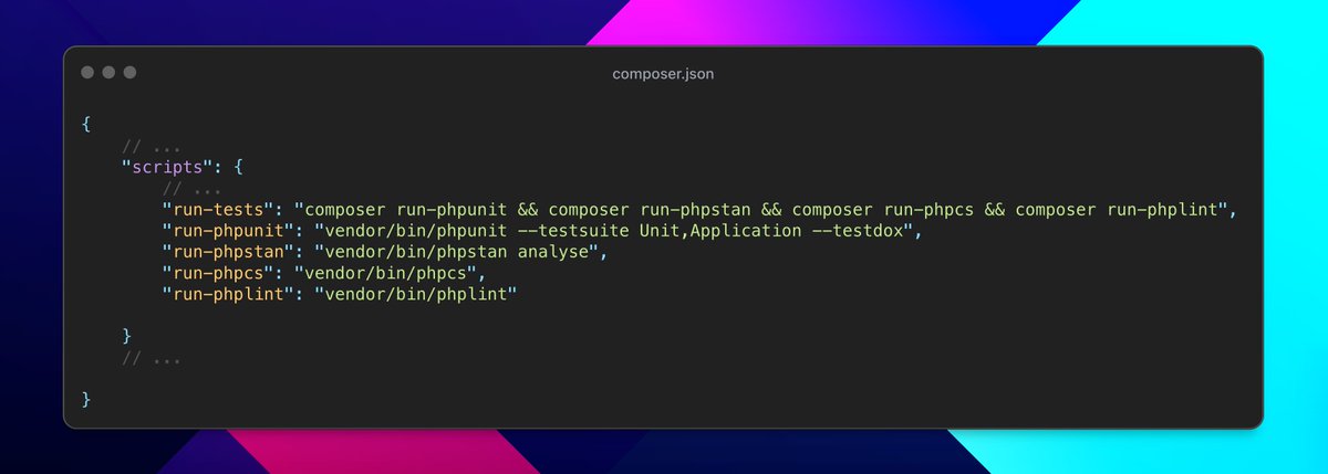 garyclarketech's tweet image. Here’s my test scripts from the #Symfony7Microservice course.

I’ll run these manually before creating a PR and then they are also automated in the pipeline.

Course was released on September 2nd, learn more here:
garyclarke.tech/p/symfony7-mic…

#Symfony7 #PHP