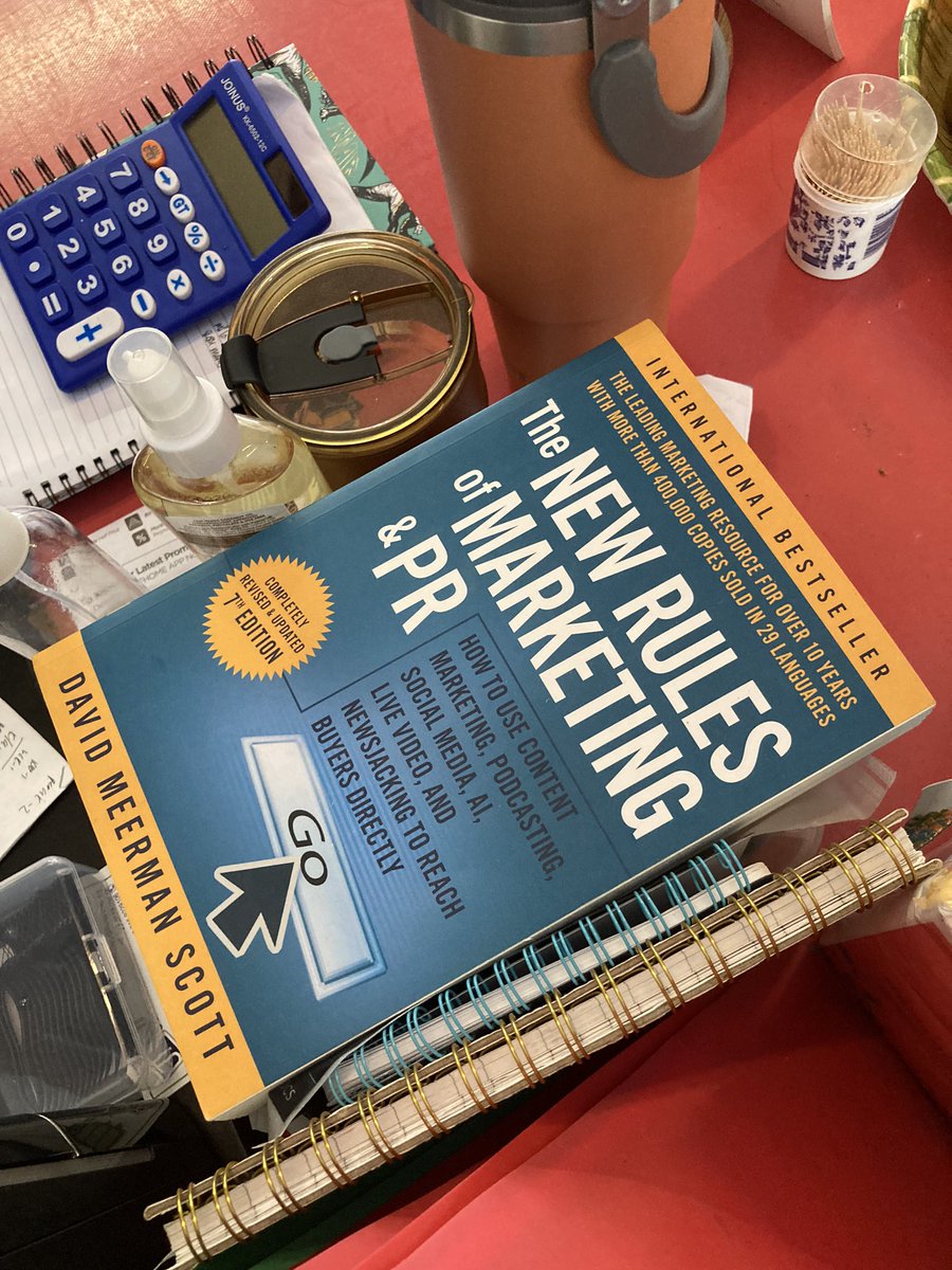 When you get a glimpse of a previous life while having lunch in a  small restaurant in Borneo😆 <a href="/WileyGlobal/">Wiley</a> <a href="/nickonion/">Nick Mannion</a> <a href="/dmscott/">David Meerman Scott</a> The restaurant owner’s son is using the book to help him with his online presence!