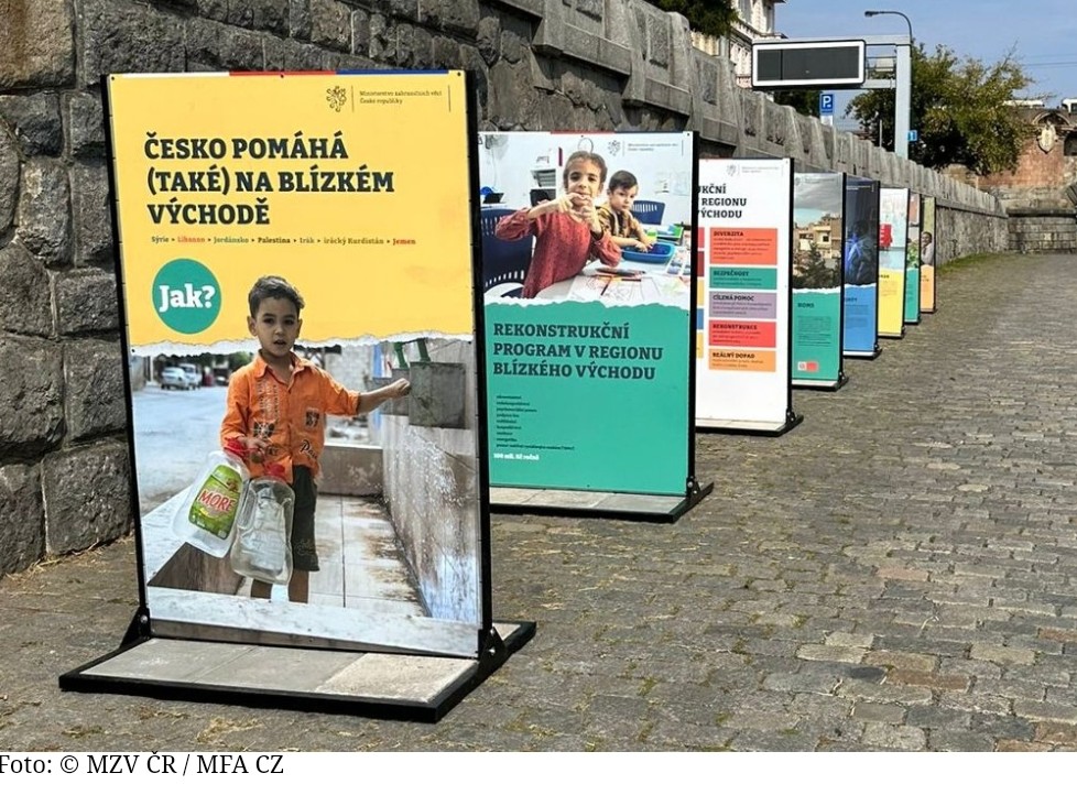 MSKHolding's tweet photo. 2. Panelová výstava se zaměřuje na rekonstrukční programy financované ČR v Sýrii, Libanonu, Jordánsku, Palestině, Iráku, Jemenu a iráckém Kurdistánu. https://t.co/1BVbn7sxuT