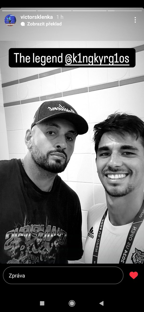 MSKHolding's tweet photo. Milé setkání na US Open. https://t.co/lHgV4IuOWk