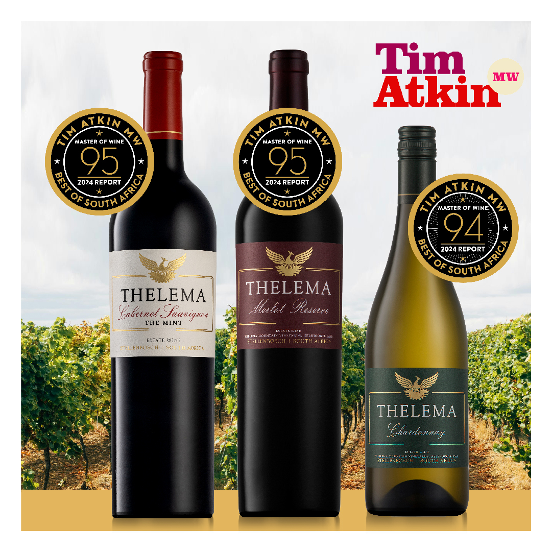 ThelemaWines's tweet photo. Proud to announce our scores in the Tim Atkin South Africa Special Report 2024!
🍷 Thelema Rabelais 2021 - 98 pts
🍷 Thelema The Mint Cabernet Sauvignon 2022 - 95 pts
🍷 Thelema Merlot Reserve 2021 - 95 pts
Get these award-winning wines on our website!
#ThelemaWines #TimAtkin2024 https://t.co/L1jcOx0xZ4