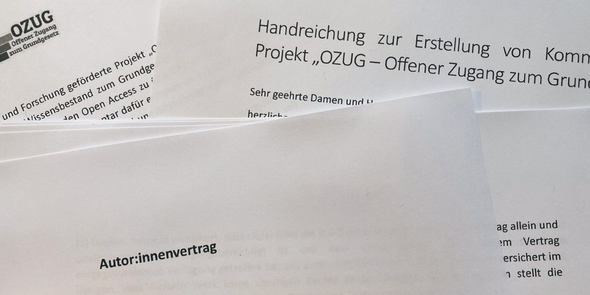 OZUGGrundgesetz's tweet photo. *Update Projektfortschritte*: Mittlerweile haben wir 73 Autor:innen für unseren offenen Grundgesetzkommentar gewonnen! Die Verträge sind größtenteils unterzeichnet und seit März wird fleißig geschrieben. Danke an alle, die ihr Fachwissen einbringen! #openaccess #openscience https://t.co/SSABgfloU3