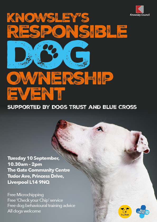 DT_Merseyside's tweet photo. We're teaming up with @KnowsleyCouncil again for their event, come see us with any questions or concerns about all things dog! https://t.co/ndhzPFKmk3