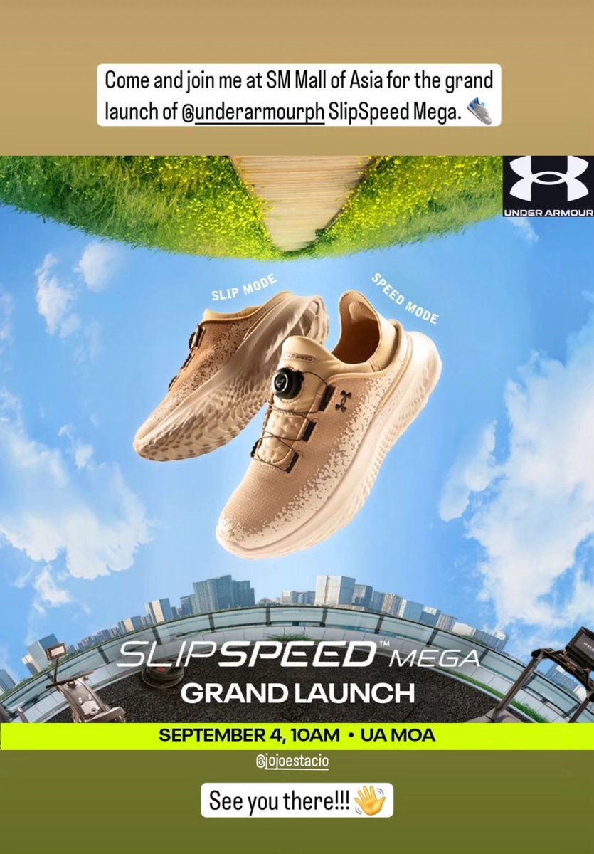 QueenJGOfficial's tweet photo. Jema Galanza will be at SM Mall of Asia for the grand launch of @underarmourph SlipSpeed Mega tomorrow, Sept 4 at 10 AM. 

Jema Galanza || Under Armour PH https://t.co/j8HwyUSs5q