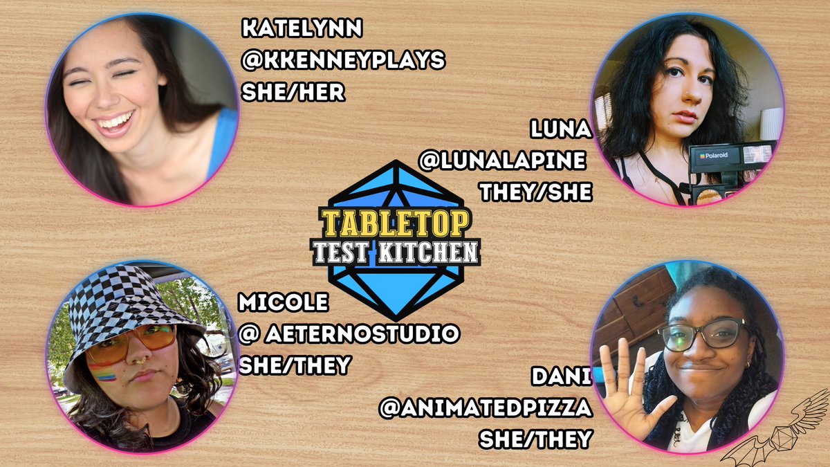 TalesInitiative's tweet photo. Let's introduce our team starting Sept 3rd!

And our cast, if I couldn't tag you please add yourself!

@kkenneyplays @ImprovAndRPG @aetern https://t.co/0JecaiTEZb