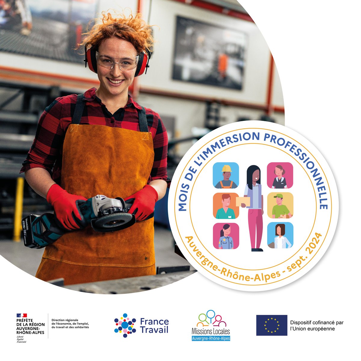 🚀 Tu as entre 16 et 30 ans ? En septembre, booste ton projet avec le Mois de l’Immersion Professionnelle en ARA ! Découvre un métier pendant 1 jour à 1 mois et trouve ta voie. 📅 N'attends plus, contacte ton/ta conseiller(ère) Mission Locale ou France Travail ! #MoisImmersionARA