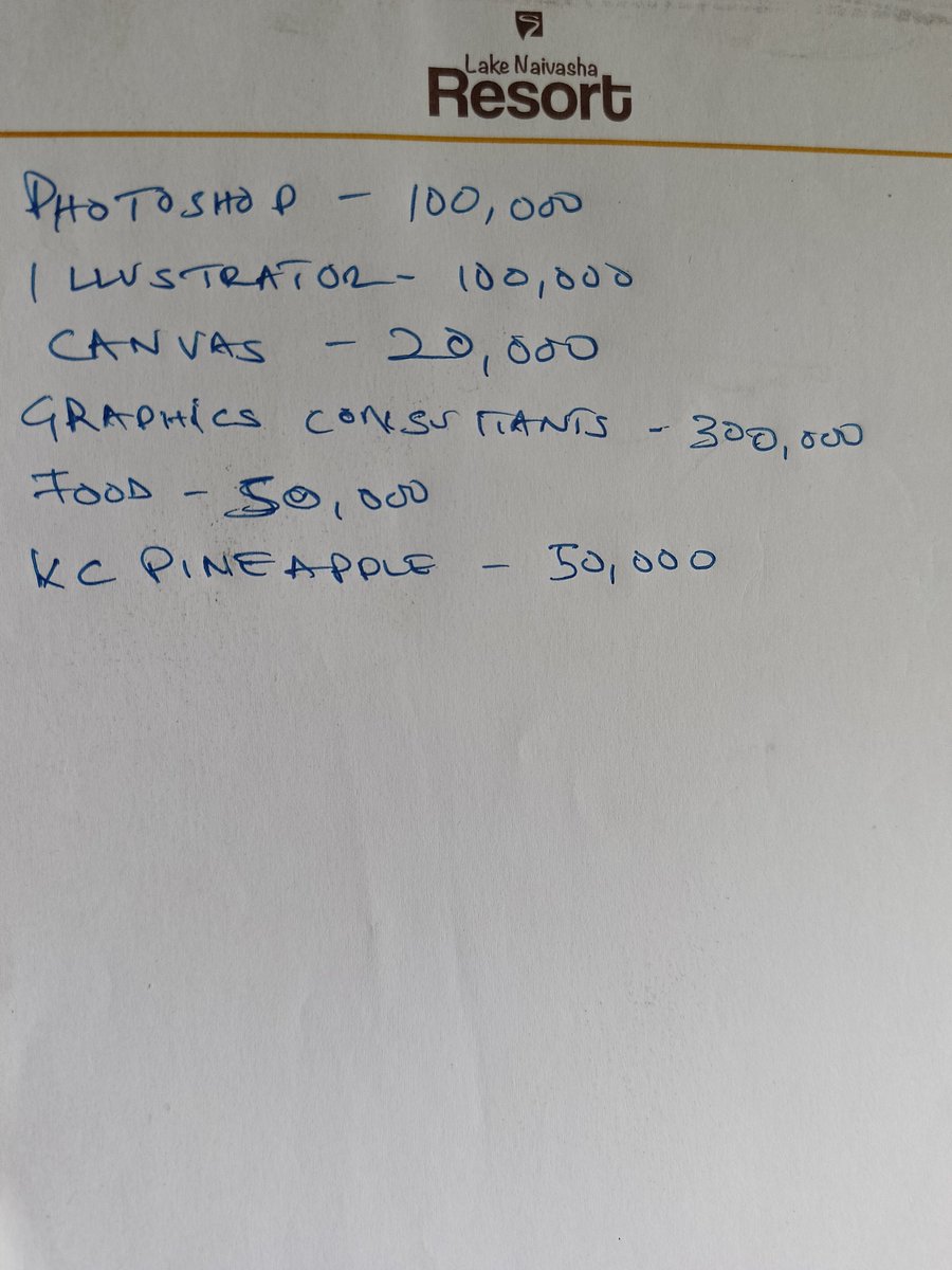 Guys, thank you so much for your support and I appreciate everyone who has been telling me I am doing a good job. To keep on going I have compiled a list of things that will assist me on this journey. Kindly send me anything on MPESA. Total amount is 1.7 Million