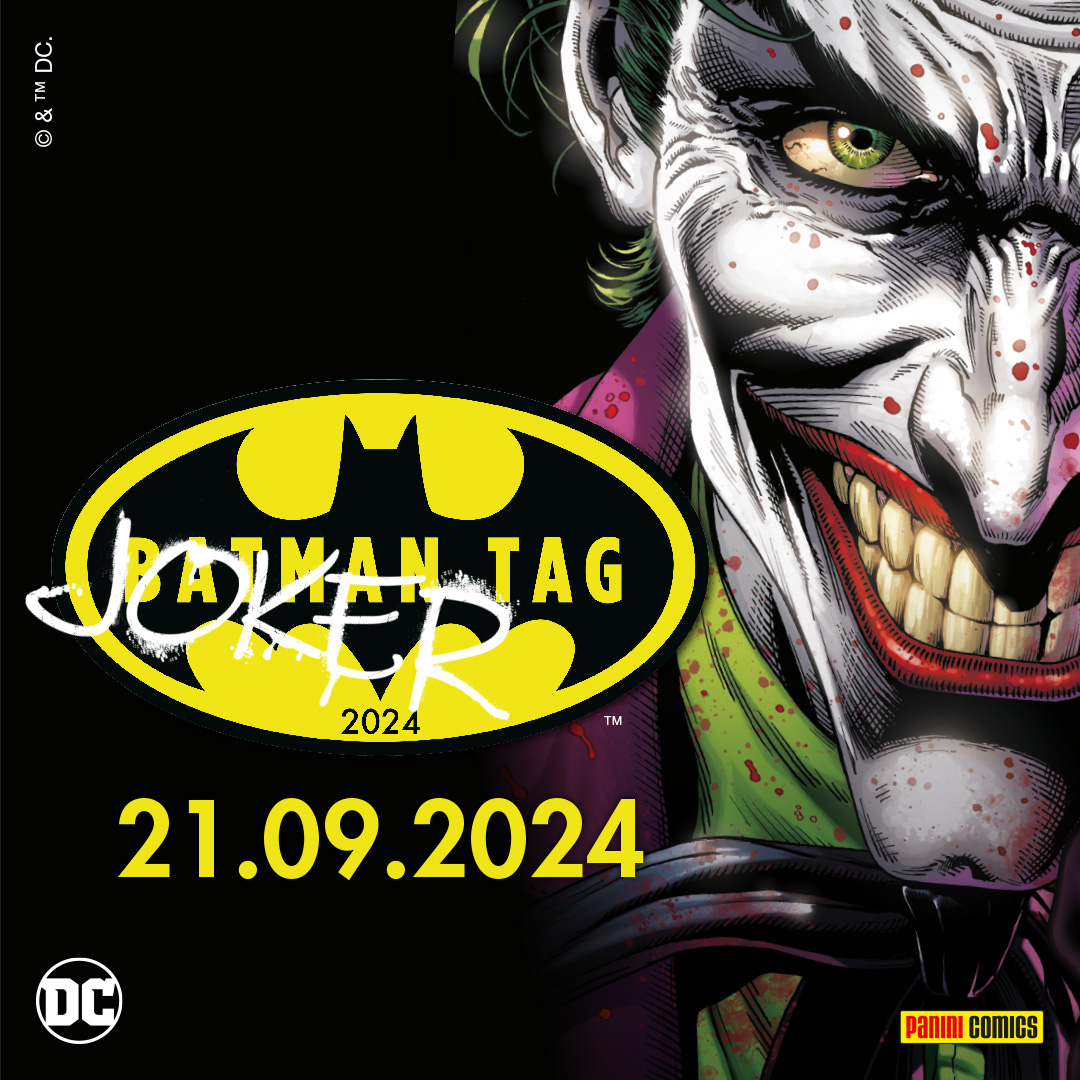 PaniniVerlag's tweet photo. Save the date! 🦇🦇🦇
Bald ist Batman-Tag! Am 21. September ist es soweit - euch erwarten jede Menge Highlights!
Mehr Infos auf unserer Übersichtsseite:
https://t.co/0UCB3rsjbx
Habt ihr einen Lieblings-Batman-Comic? 🤔 Wenn ja, welchen?
#batman #batmantag #comic #comics https://t.co/cFNGYHqGnR